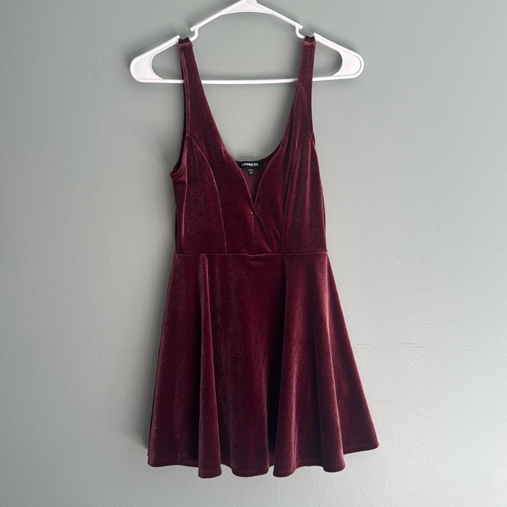 Velvet Romper Dress